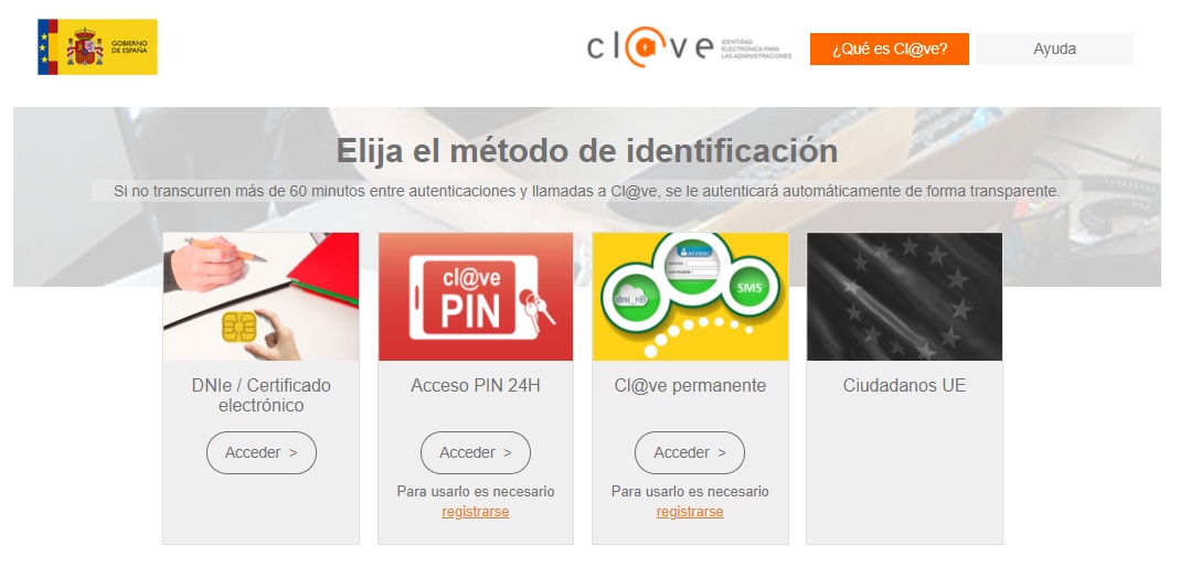 identificacion dnie clave ministerio | 2023