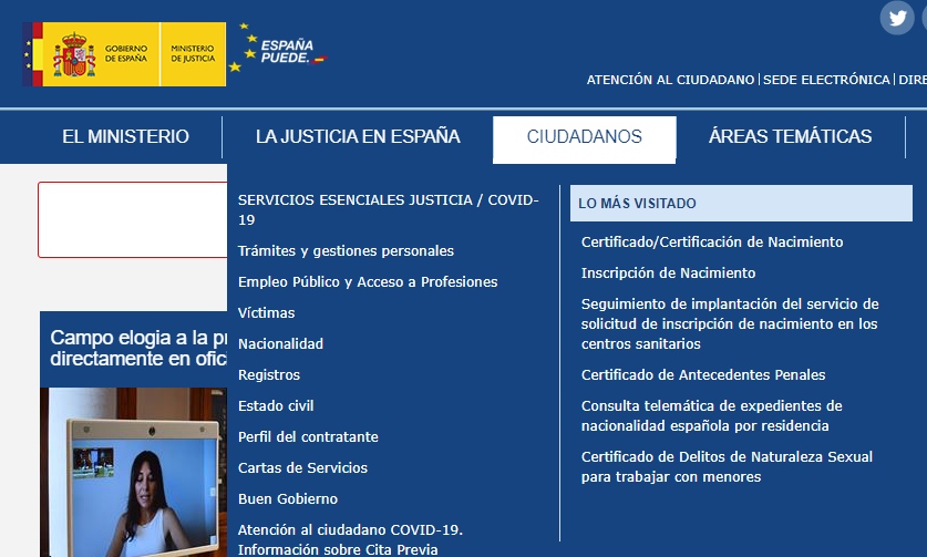 Ministerio de Justicia